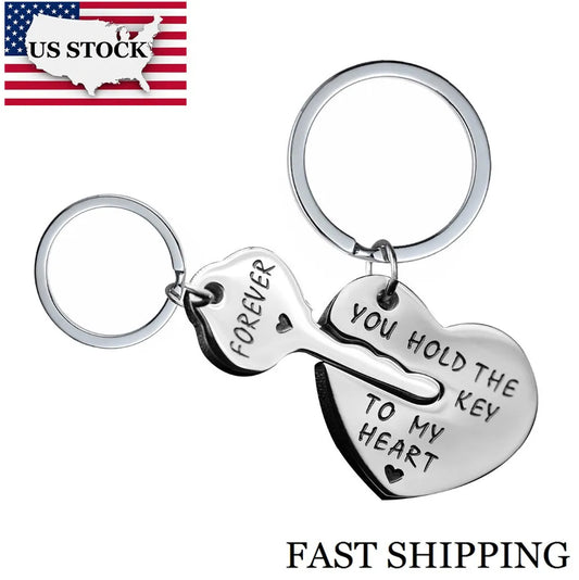 2Pcs Keychain for Men and Women