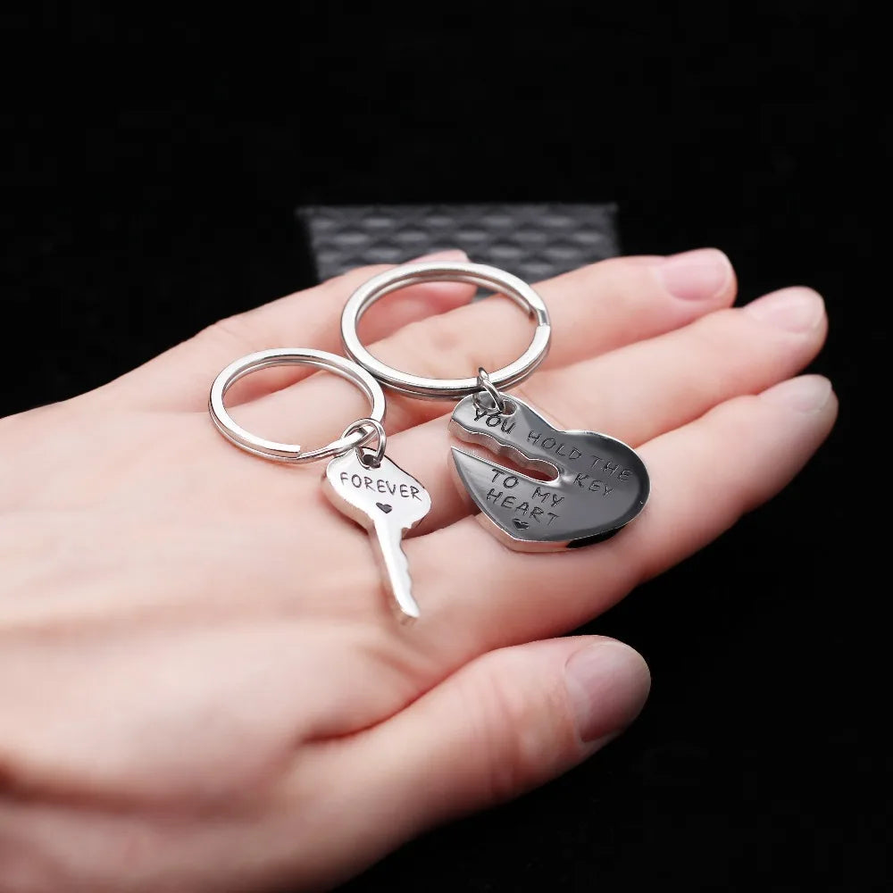 2Pcs Keychain for Men and Women