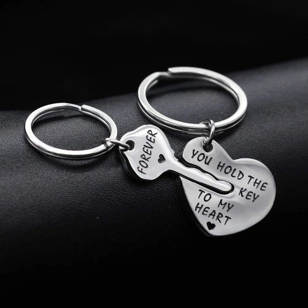 2Pcs Keychain for Men and Women