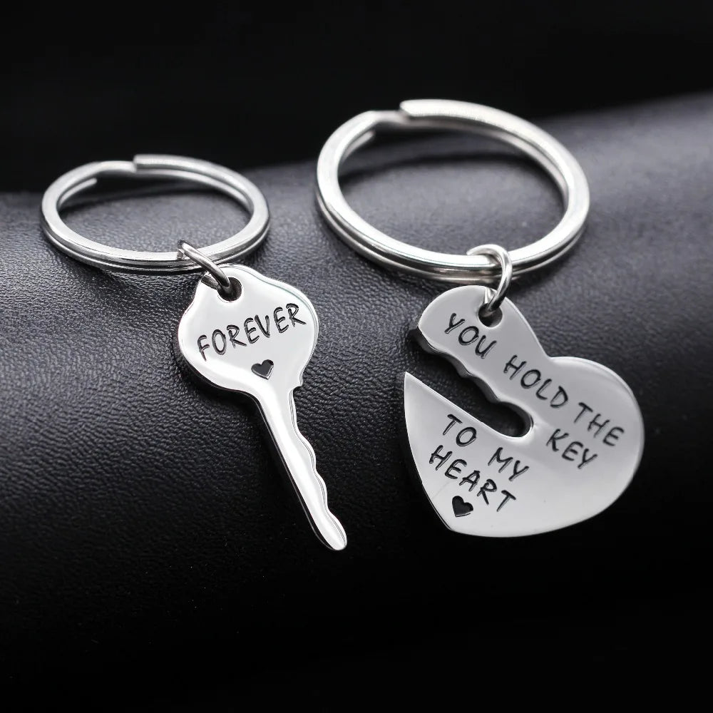 2Pcs Keychain for Men and Women