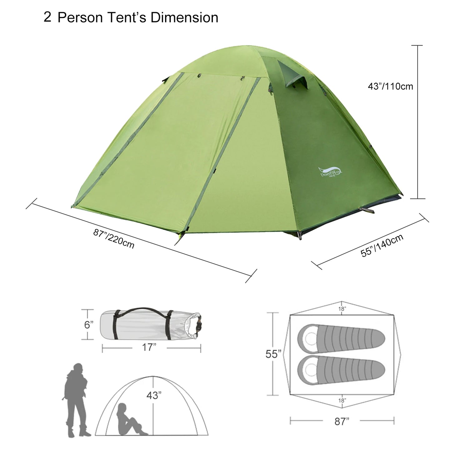 2 Person Tent