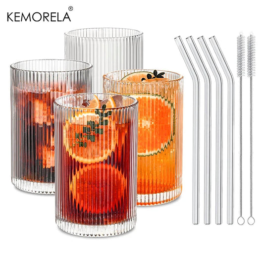 4/8PCS Glass Cup set