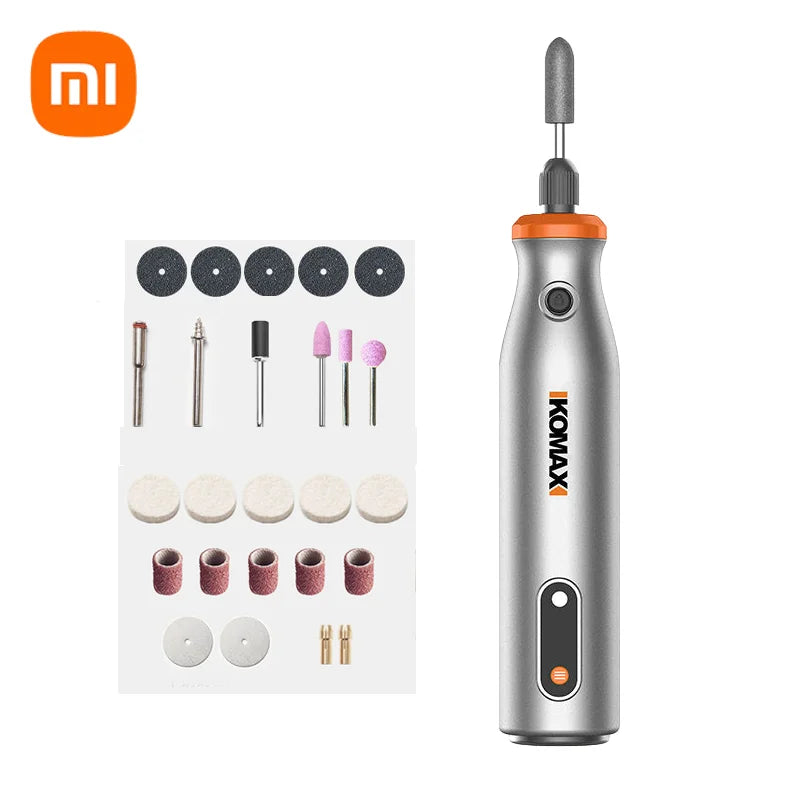 Xiaomi Rotary Tool USB Charger Cordless Mini Engraving Grinding Polishing Variable Speed Power Tools with Dremel Accessories