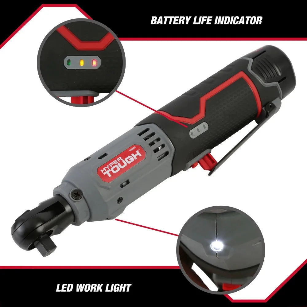 2024 NEW 12V Max* Lithium-Ion Cordless 3/8-Inch Ratchet with 1.5Ah Battery and Charger, 98804,American spot