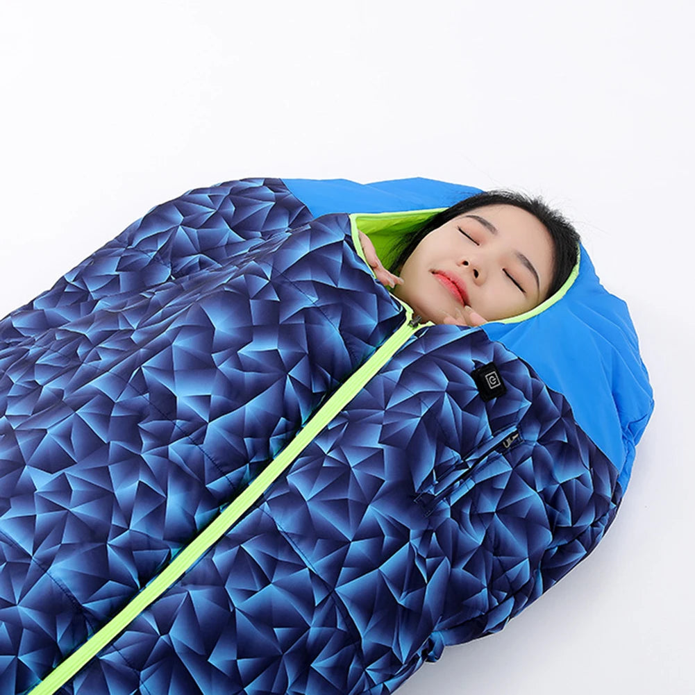 Lightweight Waterproof USB Charging Electric Heated Sleeping Bag