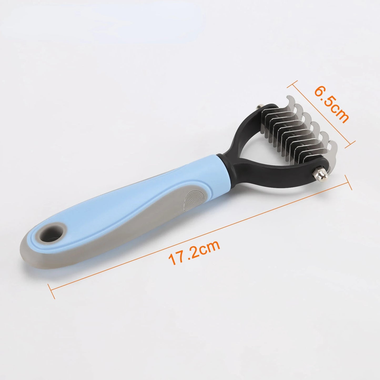 Pet Fur Knot Cutter Brush 2 Sided Hair Removal Comb